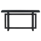 Consolle da ingresso minimalista extra lunga con piano in legno