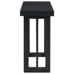 Consolle da ingresso minimalista extra lunga con piano in legno