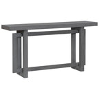 Consolle da ingresso minimalista extra lunga con piano in legno