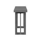 Consolle da ingresso minimalista extra lunga con piano in legno