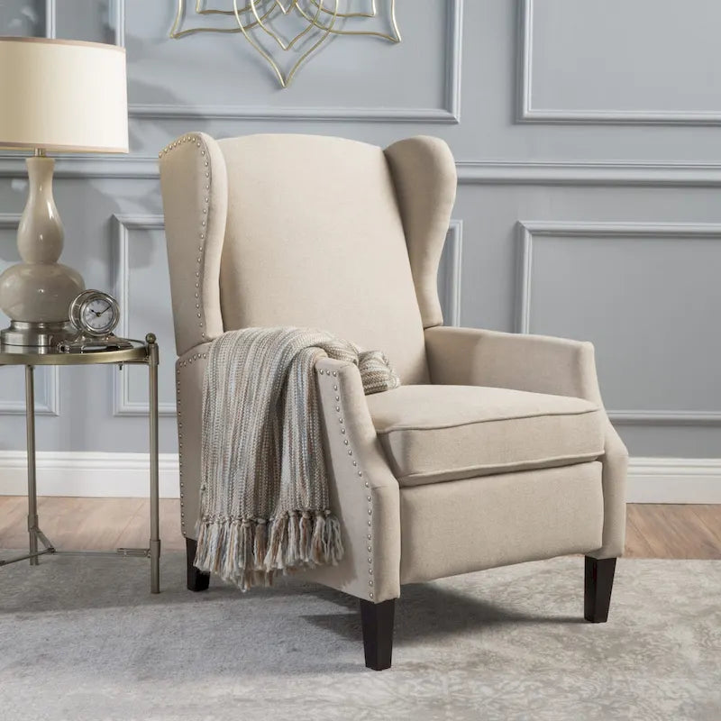 Poltrona reclinabile tradizionale, elegante e confortevole