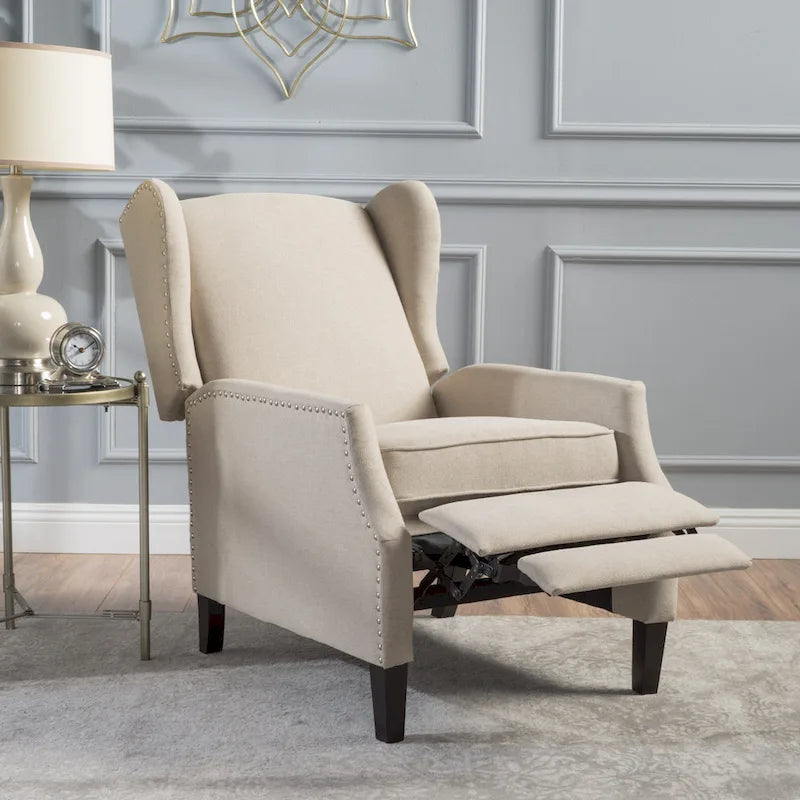 Poltrona reclinabile tradizionale, elegante e confortevole