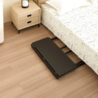 Scrivania da ufficio pieghevole minimalista con piano unico e 4 ruote mobili per uffici domestici e camere da letto o dormitori