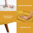 Divano letto futon da 191,5 cm (75,39 pollici), divano letto imbottito convertibile con schienale trapuntato sdoppiato reclinabile