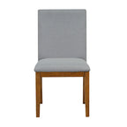 Set da pranzo rustico da 7 pezzi con tavolo allungabile e 6 sedie