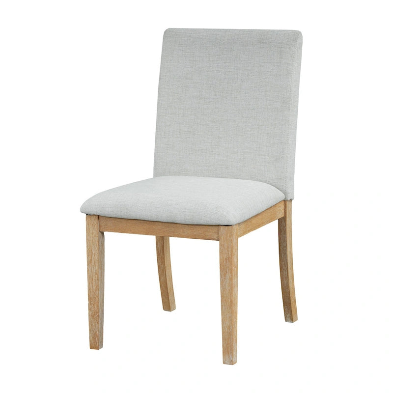 Set da pranzo rustico da 7 pezzi con tavolo allungabile e 6 sedie