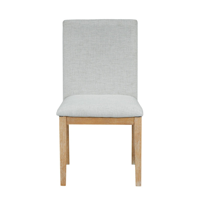 Set da pranzo rustico da 7 pezzi con tavolo allungabile e 6 sedie