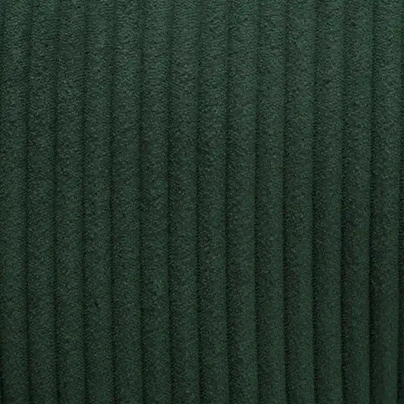 Divano modulare a 3 posti a L verde 81.1 con chaise longue reversibile e vano portaoggetti, divano letto in velluto felpato per soggiorno
