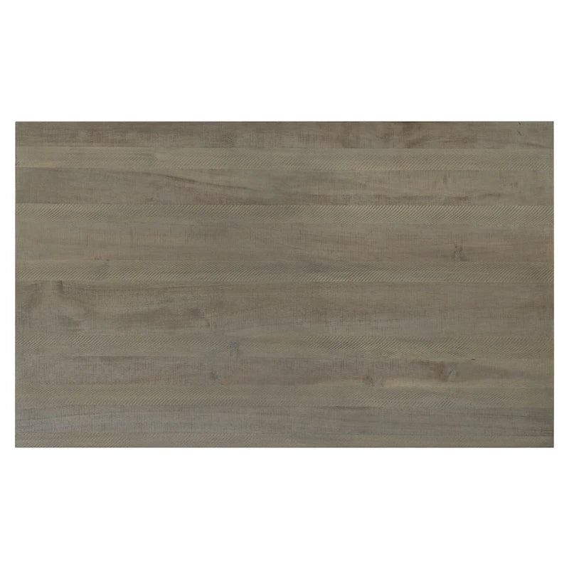 Set da tavolo da pranzo in legno 6 pezzi marrone+bianco con tavolo rettangolare, 4 sedie e panca