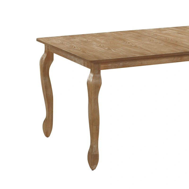 Tavolo da pranzo allungabile con piano in legno da 4 a 6 posti