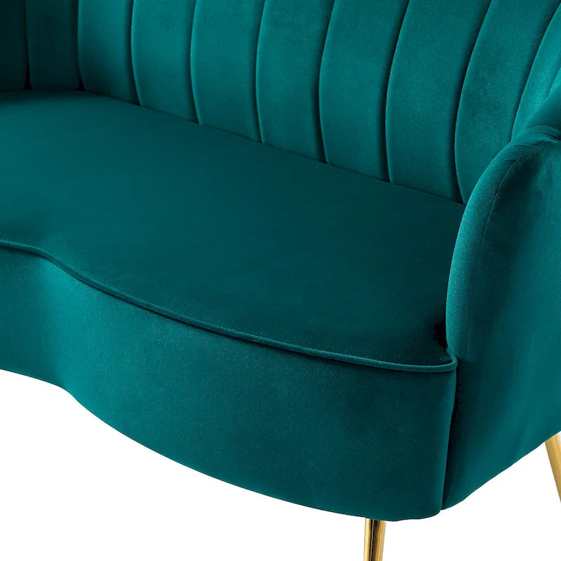 Set Soggiorno 3 Pezzi da 52" Divano, Divanetto, Poltrona Stile Moderno