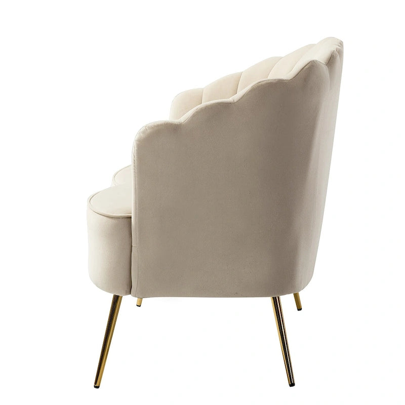 Set Soggiorno 3 Pezzi da 52" Divano, Divanetto, Poltrona Stile Moderno