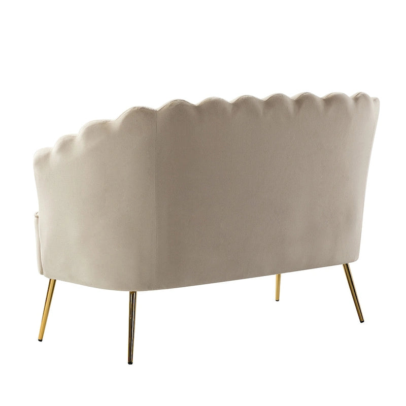 Set Soggiorno 3 Pezzi da 52" Divano, Divanetto, Poltrona Stile Moderno