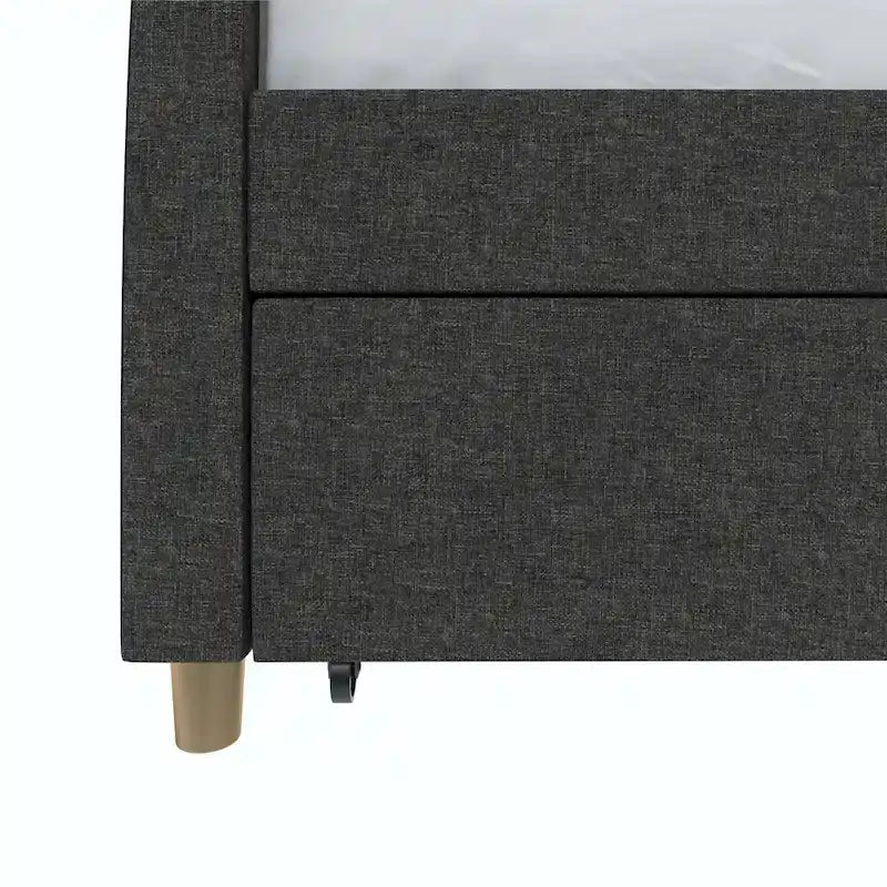 Divano letto singolo imbottito con letto estraibile per la cameretta di bambini e ragazzi