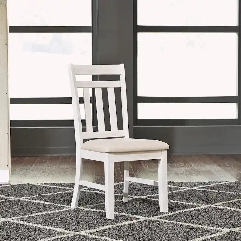 Set da pranzo rettangolare 5 pezzi, finitura spazzolata grigio chiaro