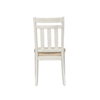Set da pranzo rettangolare 5 pezzi, finitura spazzolata grigio chiaro