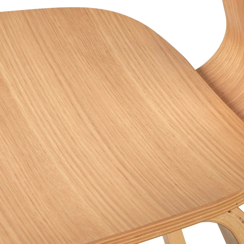 Sedie da Pranzo Moderno di Metà Secolo Set da 2 Seduta Imbottita Gambe in Legno