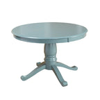 Set da pranzo con piedistallo da 5 pezzi, tavolo rotondo e 4 sedie da cucina