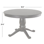 Set da pranzo con piedistallo da 5 pezzi, tavolo rotondo e 4 sedie da cucina