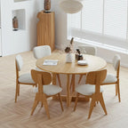 Sedie da Pranzo in Legno Massello (Set da 2) - 21*19*33