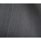 Tavolino Esagonale con Piano Finitura Legno Scuro e Base in Metallo