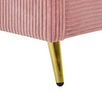 Elegante letto a piattaforma in legno imbottito con testiera imbottita