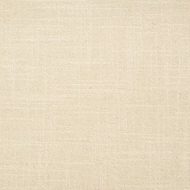 Panca da ingresso imbottita in tessuto crema con struttura in legno marrone 58x15x20