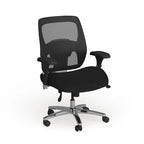 Sedia da ufficio ergonomica in rete per uso intensivo 24/7, per corporature forti e alte, con portata fino a 227 kg