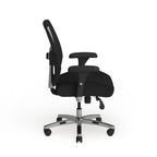 Sedia da ufficio ergonomica in rete per uso intensivo 24/7, per corporature forti e alte, con portata fino a 227 kg
