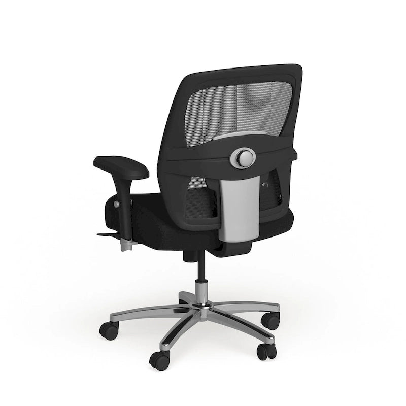 Sedia da ufficio ergonomica in rete per uso intensivo 24/7, per corporature forti e alte, con portata fino a 227 kg