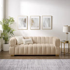 Divano moderno 85" comodo divano da salotto a 3 posti 85x33.86