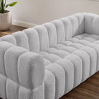 Divano moderno 85" comodo divano da salotto a 3 posti 85x33.86