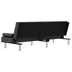 Divano Letto Pieghevole con Portabicchieri Ecopelle 78.7x35x27.6