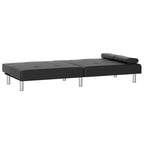 Divano Letto Pieghevole con Portabicchieri Ecopelle 78.7x35x27.6