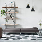 Divano Letto Pieghevole con Portabicchieri Ecopelle 78.7x35x27.6