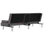 Divano Letto Pieghevole con Portabicchieri Ecopelle 78.7x35x27.6