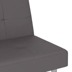 Divano Letto Pieghevole con Portabicchieri Ecopelle 78.7x35x27.6