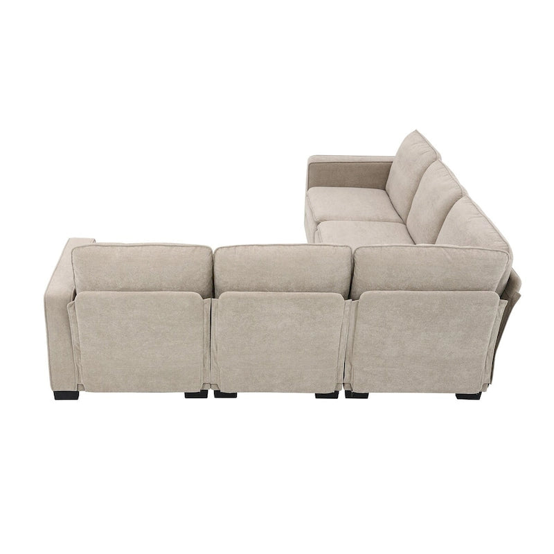 Divano sezionale moderno in velluto oversize 89*89, grande mobile imbottito per interni a L con doppi cuscini