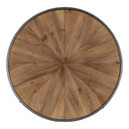 Tavolino rotondo da 24" Stile moderno Altezza 15,5" Soggiorno