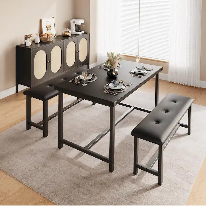 Set tavolo da pranzo per 4 persone