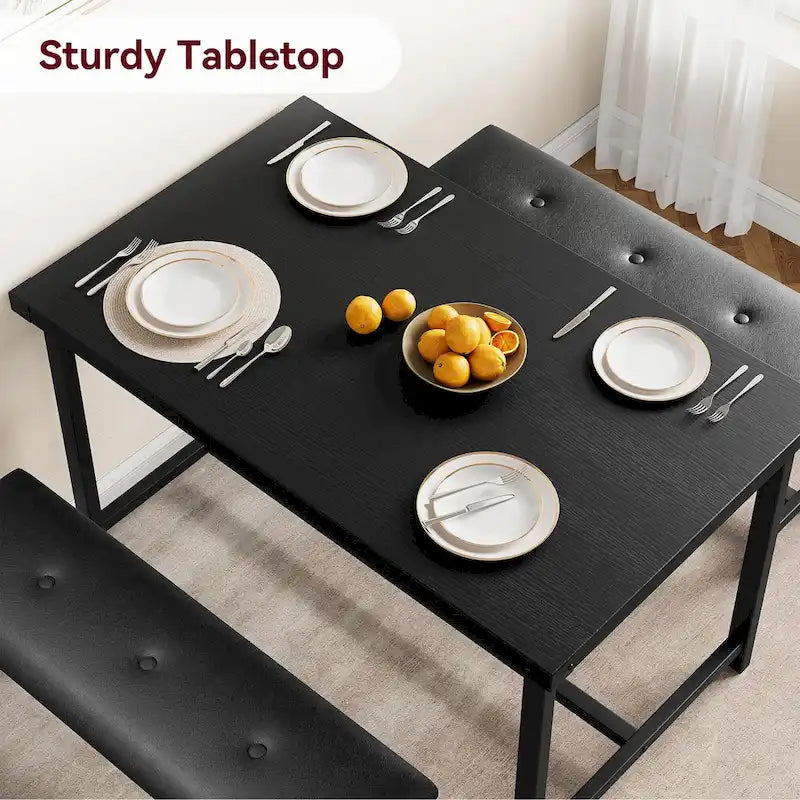 Set tavolo da pranzo per 4 persone