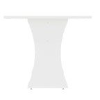 Tavolo da Pranzo Mid-Century Modern Rotondo Piano in Legno Gambe Affusolate Stile Retrò