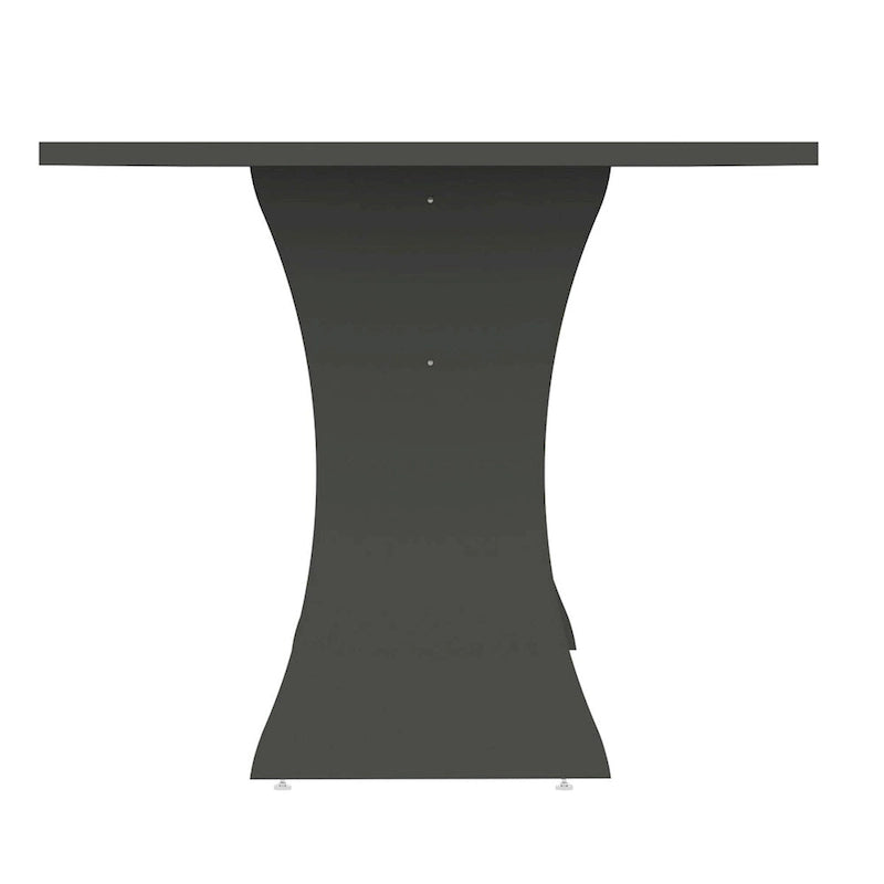 Tavolo da Pranzo Mid-Century Modern Rotondo Piano in Legno Gambe Affusolate Stile Retrò
