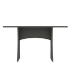 Tavolo da Pranzo Mid-Century Modern Rotondo Piano in Legno Gambe Affusolate Stile Retrò