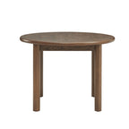 Tavolo da pranzo rotondo da 42 pollici per 4 persone, tavolo da cucina retrò, tavolo da pranzo in legno con gambe in legno massello, facilissimo da montare