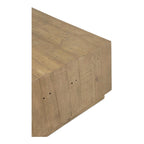 Tavolino da caffè quadrato in legno marrone 80x80x40 cm, moderno, per soggiorno