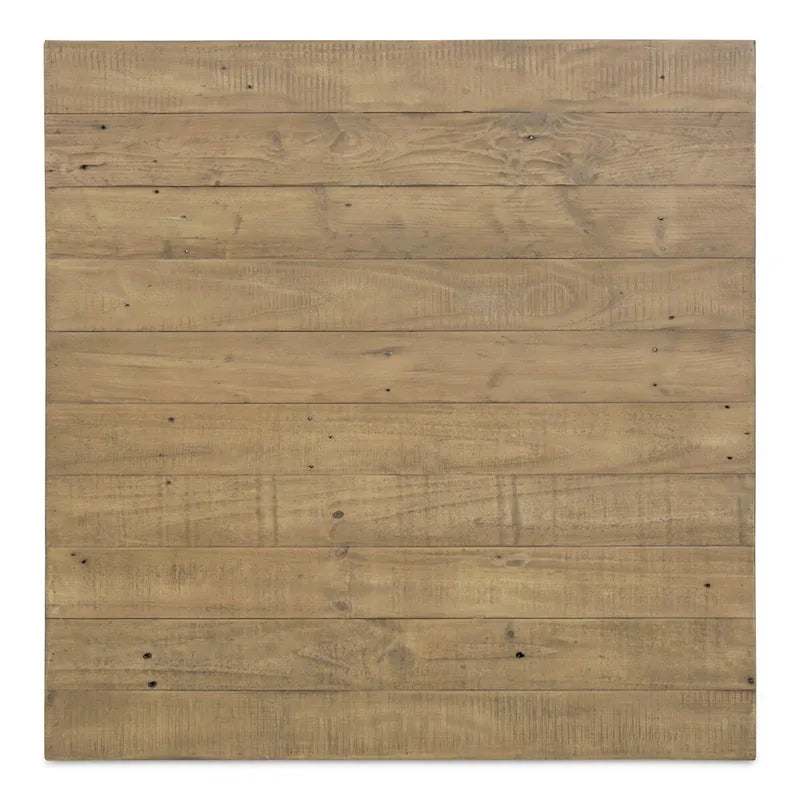 Tavolino da caffè quadrato in legno marrone 80x80x40 cm, moderno, per soggiorno